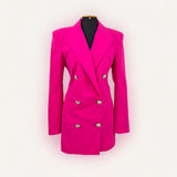 Blazer The Attico Pink com Botões em Pedraria