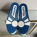 Tênis Louis Vuitton Trainer Azul e Branco