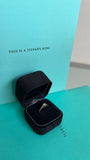 Anel Tiffany&Co com Diamante Princess 0.45ct e Brilhantes 0.10ct