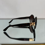 Óculos Dolce Gabbana Preto DG 4331 com detalhe Dourado e Lente Oval