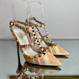 Scarpin Valentino Rockstud 1975 Multicolor