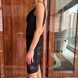 Vestido Dolce & Gabbana Preto com Saia de Renda