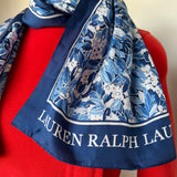 Lenço Ralph Lauren Florido Azul