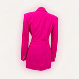 Blazer The Attico Pink com Botões em Pedraria