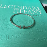 Pulseira Tiffany T Wire em Ouro Branco com Diamantes