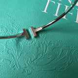 Pulseira Tiffany T Wire em Ouro Branco com Diamantes