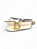 Bolsa Christian Dior Saddle With Strap White