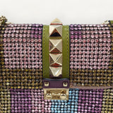 Bolsa Valentino Glass Crystal & Rockstud