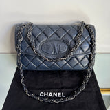 Bolsa Chanel Vintage Azul Marinho