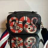 Bolsa Gucci Merveilles Camera KingSnake Estampada