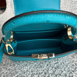 Bolsa Louis Vuitton Capucines Mini em Couro Exótico Azul