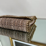 Bolsa Stella Mccartney em Tweed Ferragem Dourada
