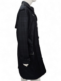 Trench Coat Burberry Preto Xadrez