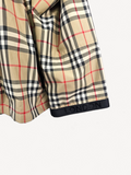 Casaco Burberry com Elastico Xadrez Monograma Detalhes na Manga