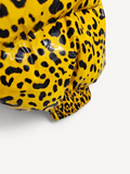 Jaqueta Puffer Dolce & Gabbana Leopardo Amarela
