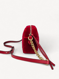 Bolsa Gucci Marmont Veludo Vermelho