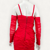 Vestido Dolce & Gabbana Midi Drapeado