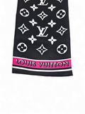 Twilly Louis Vuitton Bandeau Monograma Bicolor Preto