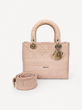 Bolsa Christian Dior Lady D-Lite Rosa