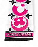Twilly Louis Vuitton Bandeau Monograma Bicolor Preto