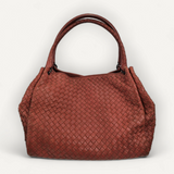 Bolsa Bottega Veneta Intrecciato Vinho