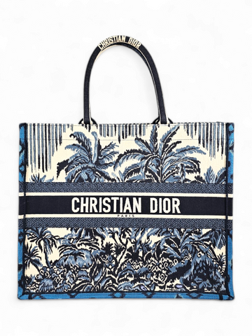 Bolsa Christian Dior Book Tote Canvas Estampado