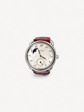 Relógio Hermès Arceau Petite Lune 38mm com Pulseira de Alligator Vermelha
