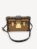 Bolsa Louis Vuitton Petite Malle Monograma Reverse