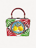Bolsa Dolce & Gabbana de Mão Dolce Box em Vime Barroco