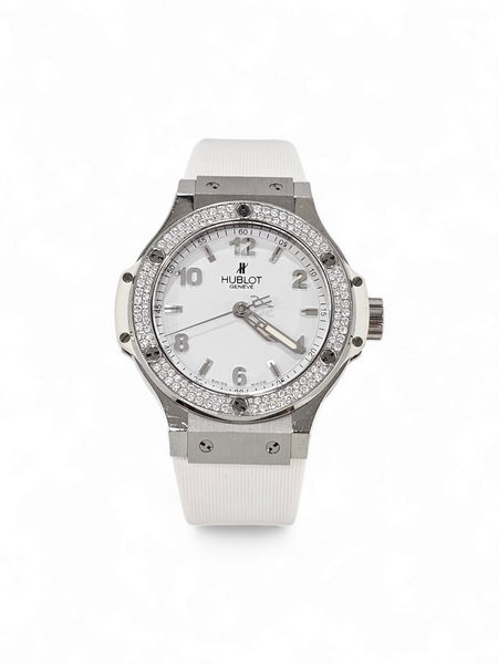 Relógio Hublot  Steel White com Diamante