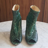 Open Boot Alexandre Birman Python Verde