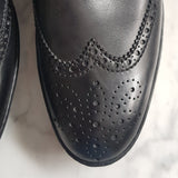 Sapato Louis Vuitton Social Couro Novo Com Cadarço Preto