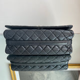 Bolsa Chanel City Rock Couro Preto