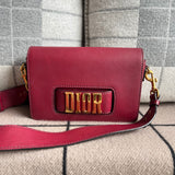 Bolsa Christian Dior J'Adior Calfskin Cereja