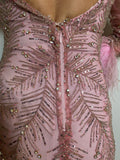 Vestido Marcelo Quadros Rosa