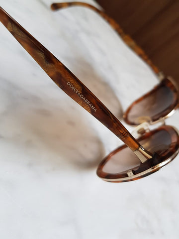 Óculos Dolce & Gabbana Dourado