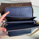 Carteira Gucci Soho em Verniz Azul