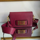 Bolsa Christian Dior J'Adior Calfskin Cereja