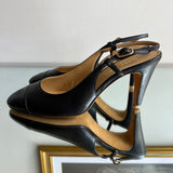 Slingback Chanel Preto