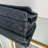 Bolsa Chanel City Rock Couro Preto