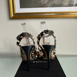 Scarpin Valentino Rockstud Animal Print