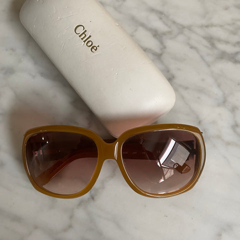 Óculos Chloé Caramelo