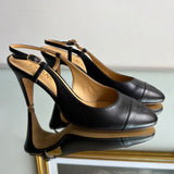 Slingback Chanel Preto