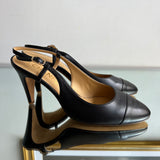 Slingback Chanel Preto